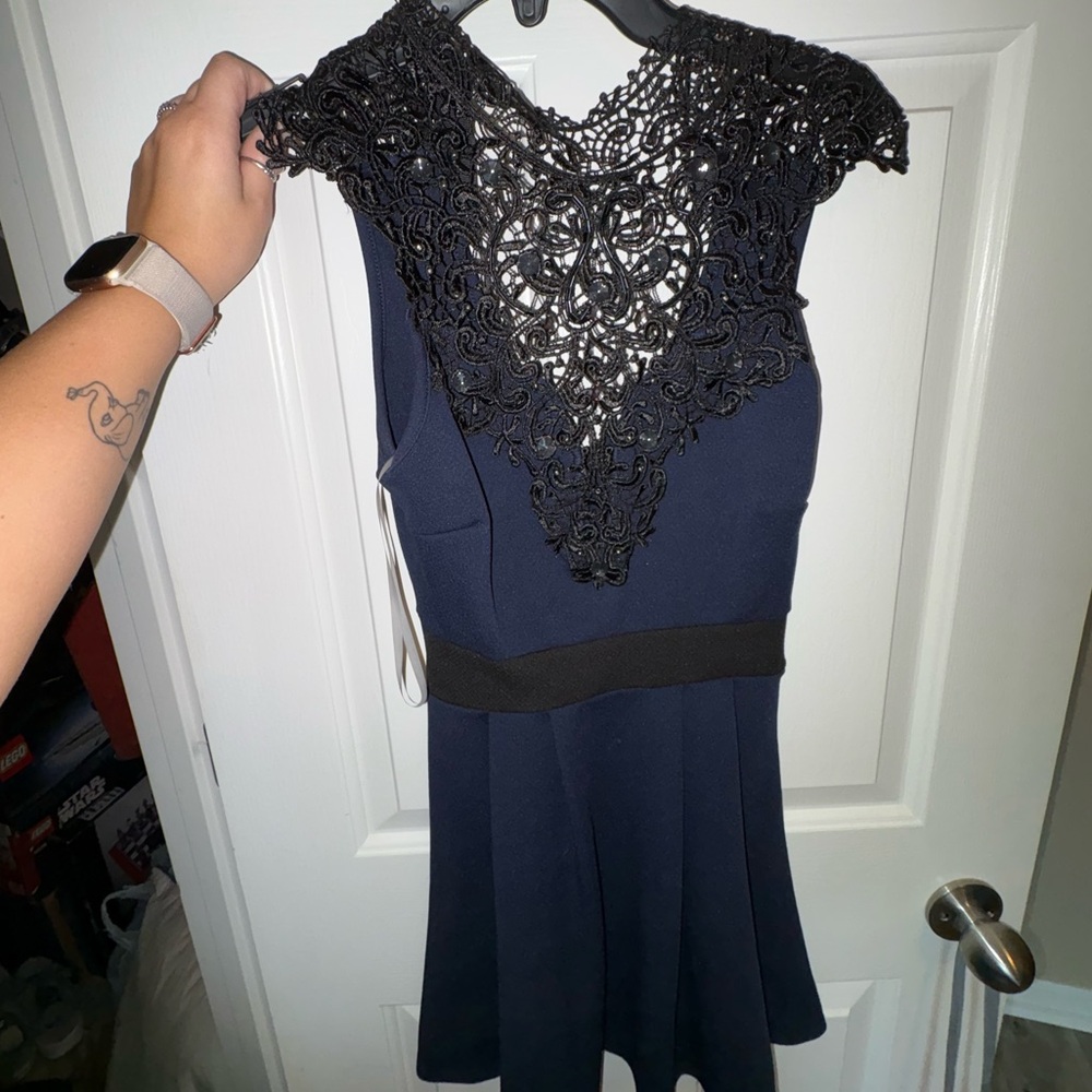 Windsor navy blue dress